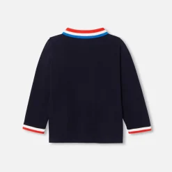 Polo bébé garçon manches longues - marine jacadi