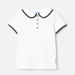 Polo enfant fille - blanc jacadi