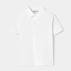 Polo enfant garçon - blanc jacadi