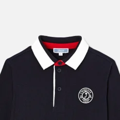 Polo esprit rugby enfant garçon - marine jacadi
