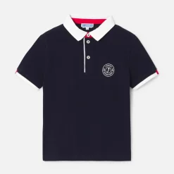 Polo manches courtes enfant garçon - marine jacadi