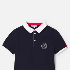 Polo manches courtes enfant garçon - marine jacadi