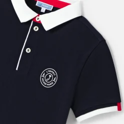 Polo manches courtes enfant garçon - marine jacadi