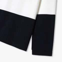 Polo manches longues enfant - rouge/multicolore