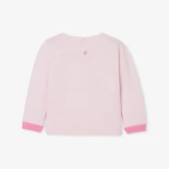 Pull bébé fille Intarsia - rose poudre jacadi