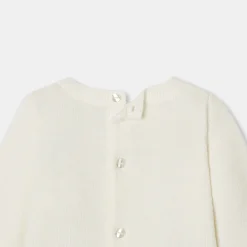 Pull bébé garçon en jersey - blanc doux/multicolore