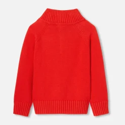 Pull camionneur enfant garçon - rouge vif