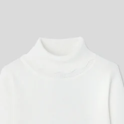 Pull chaussette enfant fille - blanc doux jacadi