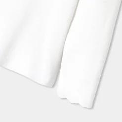 Pull col roulé enfant fille - blanc doux jacadi