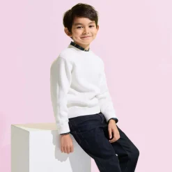 Pull enfant - blanc doux jacadi