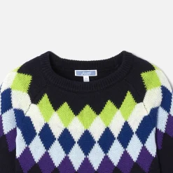 Pull enfant garçon en laine responsable - marine jacadi