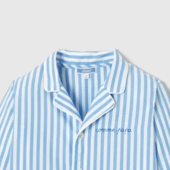 Pyjama à rayures enfant garçon - bleu/blanc