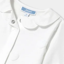 Pyjama bébé fille en jersey motif nuage - blanc jacadi