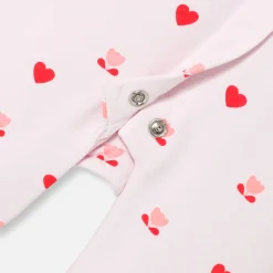 Pyjama bébé fille en molleton - rose/multicolore