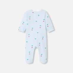 Pyjama bébé garçon en coton - bleu/multicolore