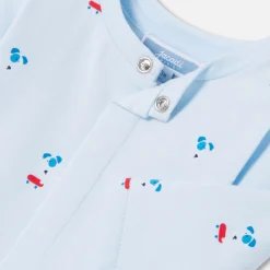 Pyjama bébé garçon en coton - bleu/multicolore