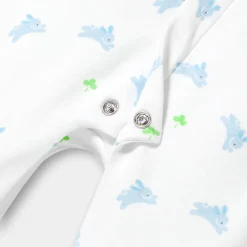 Pyjama bébé garçon en interlock - blanc/multicolore