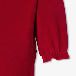 Pyjama de Noël bébé fille en velours - rouge jacadi