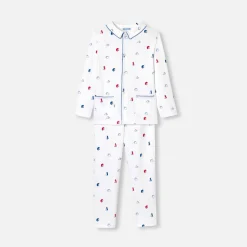 Pyjama enfant garçon - blanc/multicolore