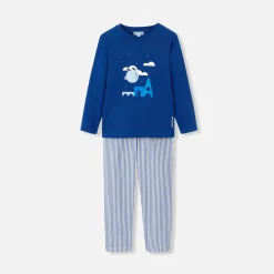 Pyjama enfant garçon - bleu rivage
