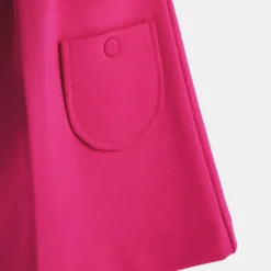 Robe bébé fille coupe trapèze - framboise