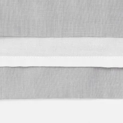 Robe bébé fille en fil à fil - gris/blanc