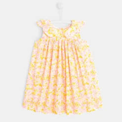 Robe bébé fille en Liberty - multicolore