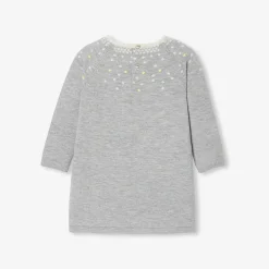 Robe bébé fille en tricot - gris chine clair jacadi