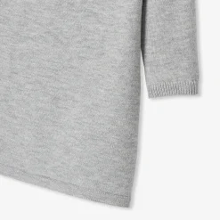 Robe bébé fille en tricot - gris chine clair jacadi