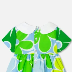 Robe bébé fille manches courtes - blanc/multicolore