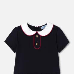 Robe bébé fille manches courtes - marine jacadi