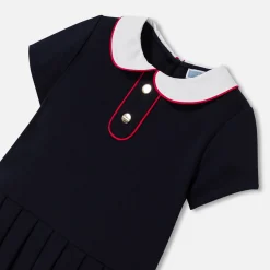 Robe bébé fille manches courtes - marine jacadi