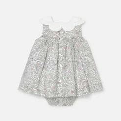 Robe bébé fille Mon premier Jacadi - blanc/multicolore
