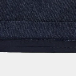 Robe chasuble bébé fille en jean - denim fonce