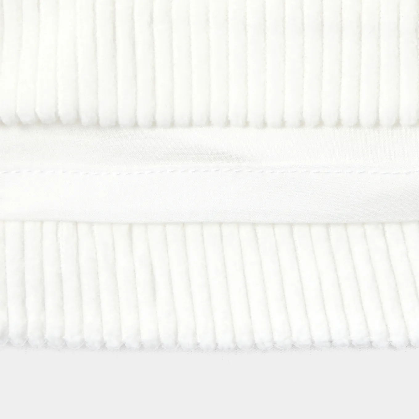 Robe chasuble bébé fille en velours - blanc doux jacadi