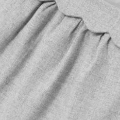 Robe chasuble bébé fille en flanelle - gris chine clair jacadi