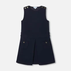 Robe chasuble enfant fille - marine jacadi