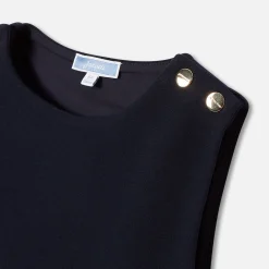 Robe chasuble enfant fille - marine jacadi