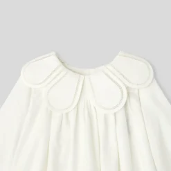 Robe de cérémonie bébé fille - blanc doux jacadi