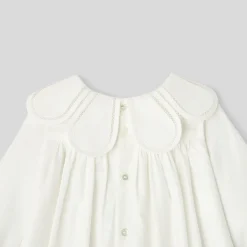 Robe de cérémonie bébé fille - blanc doux jacadi