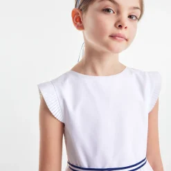 Robe de cérémonie enfant fille - blanc jacadi