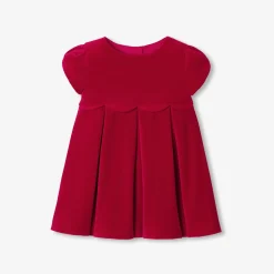 Robe de fêtes bébé fille - rouge jacadi