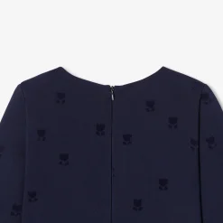 Robe en molleton enfant fille - marine jacadi