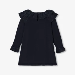 Robe en tricot bébé fille - marine jacadi