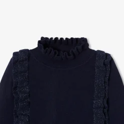 Robe en tricot enfant fille - marine jacadi