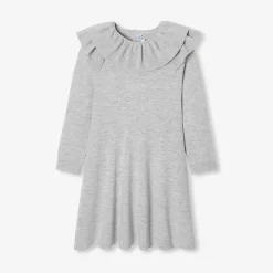 Robe enfant fille en laine - gris chine clair jacadi