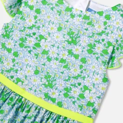Robe enfant fille en tissu Liberty