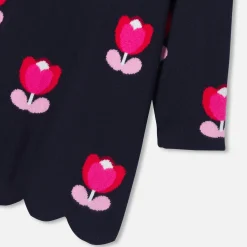 Robe manches longues bébé fille - marine jacadi