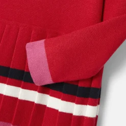 Robe manches longues enfant fille - rouge jacadi