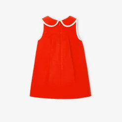 Robe sans manches bébé fille - tangerine